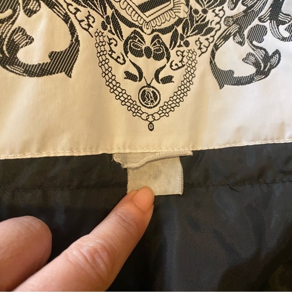 Vintage NILS Women Floral Patterned Silver Hardware Ski Jacket Size Small - Picture 10 of 12